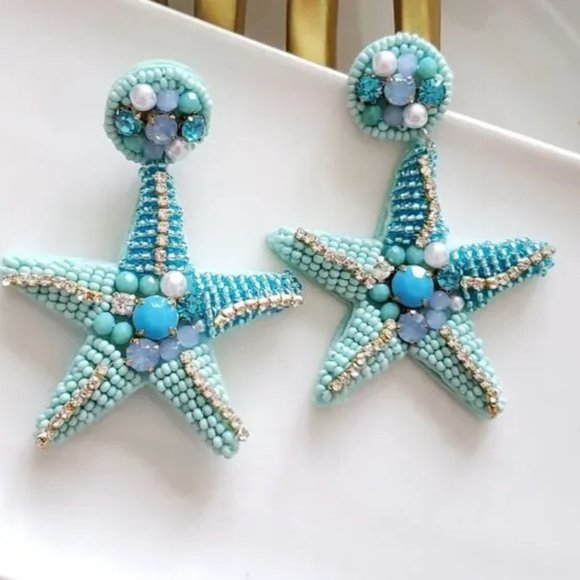 New! Zara Star Earrings - Picture 4 of 8